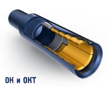 Овершоты освобождающиеся с коротким захватом типов ОК и ОКТ